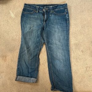 Banana republic size 12 cropped jeans/Capri